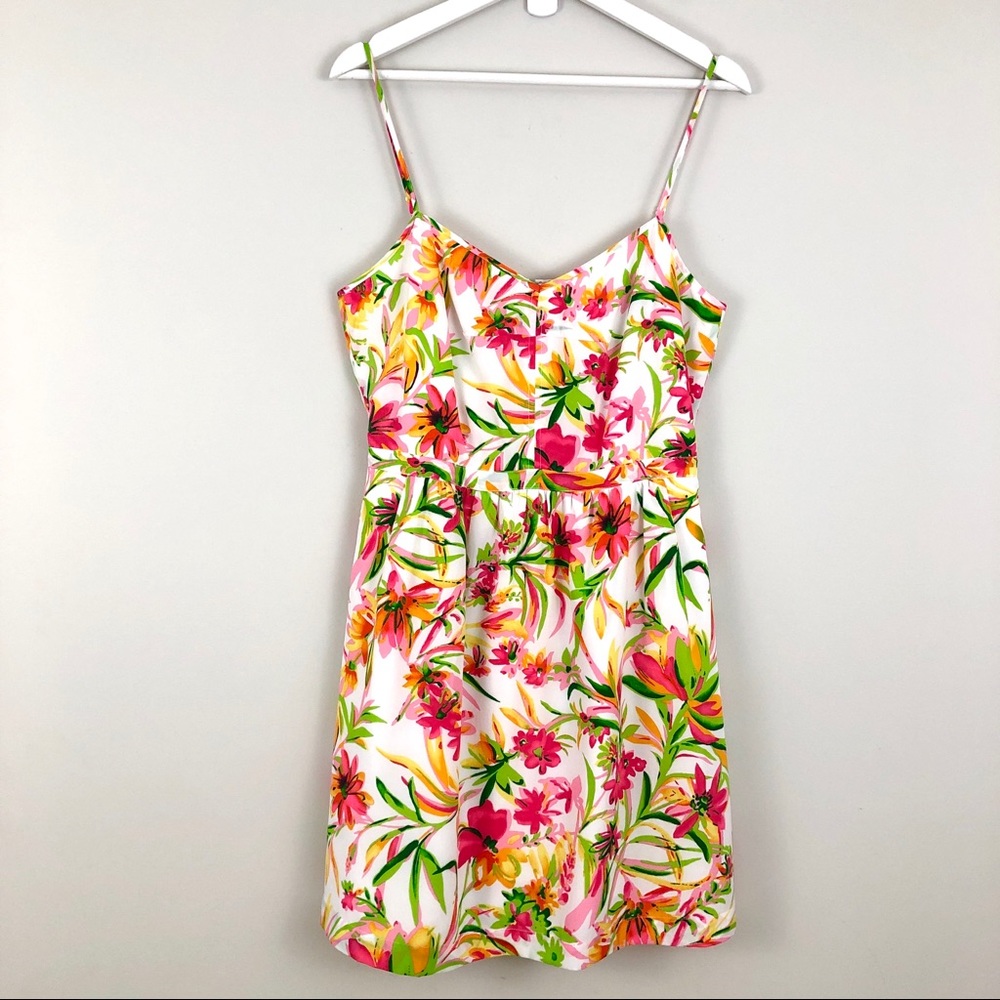 J. Crew Floral Printed Seaside Cami Dress